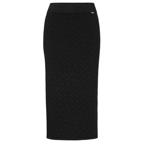 Women's Knitted Midi Skirt, Fabric Design