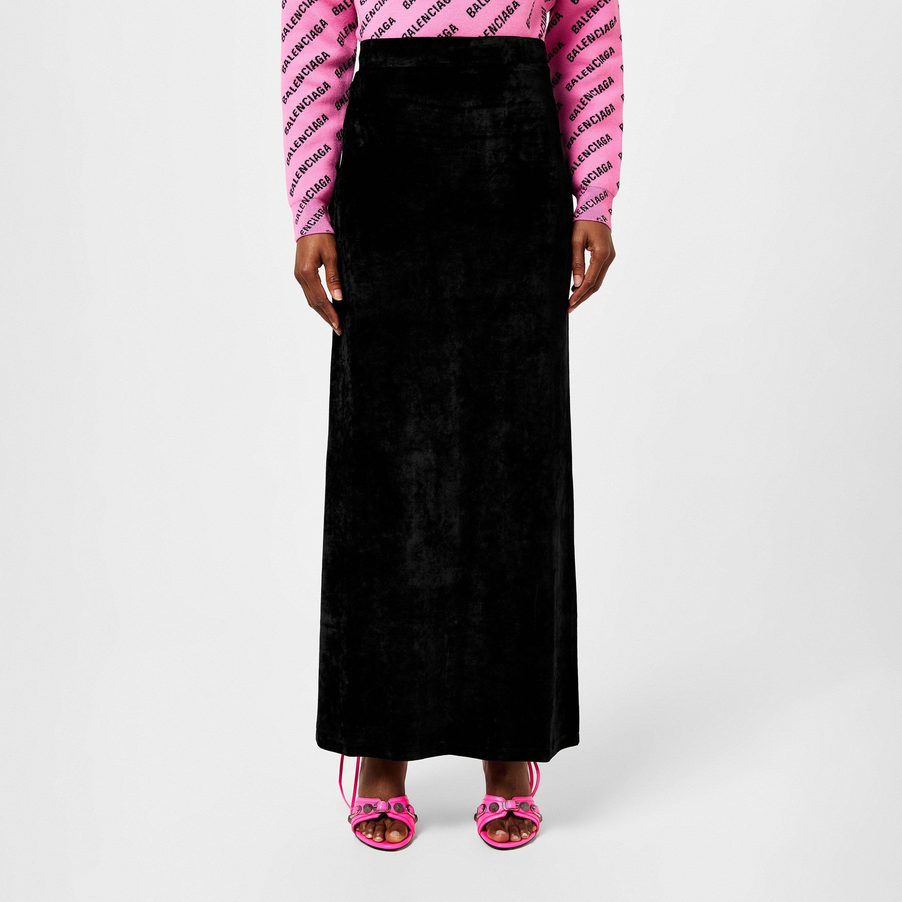Velvet Maxi Skirt