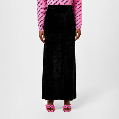 Velvet Maxi Skirt
