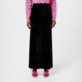 Velvet Maxi Skirt