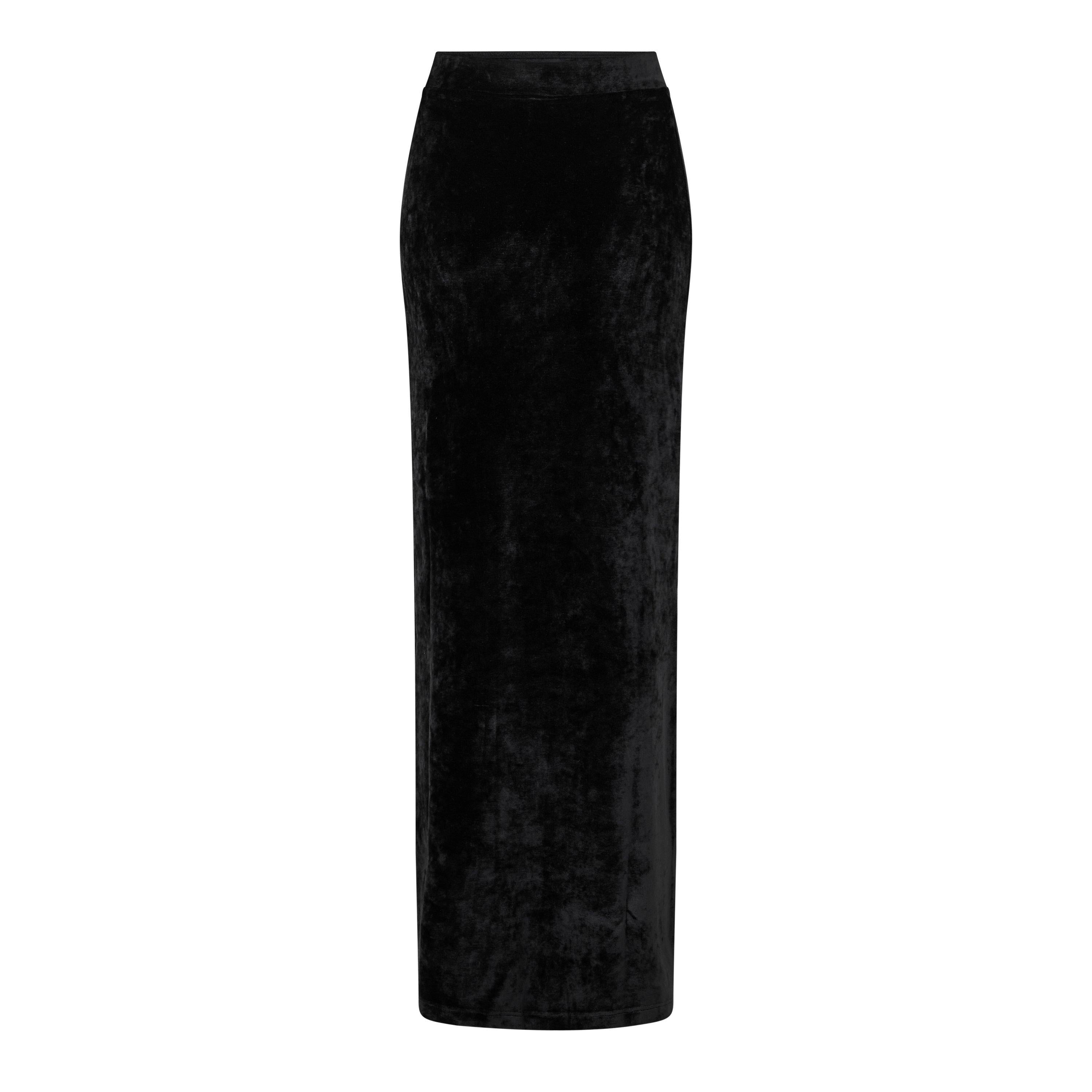 Velvet Maxi Skirt