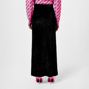Velvet Maxi Skirt