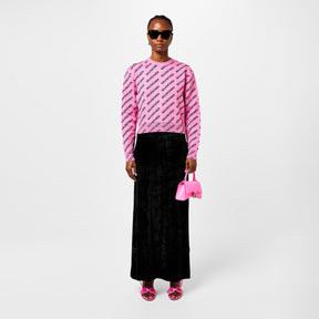 Velvet Maxi Skirt