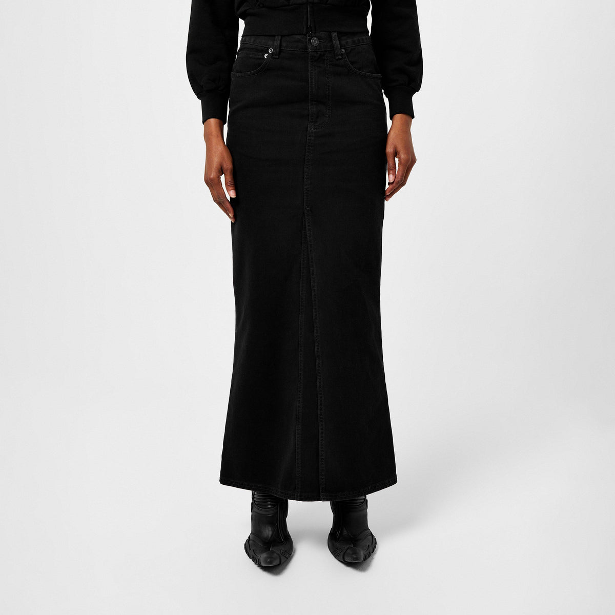 Denim Maxi Skirt