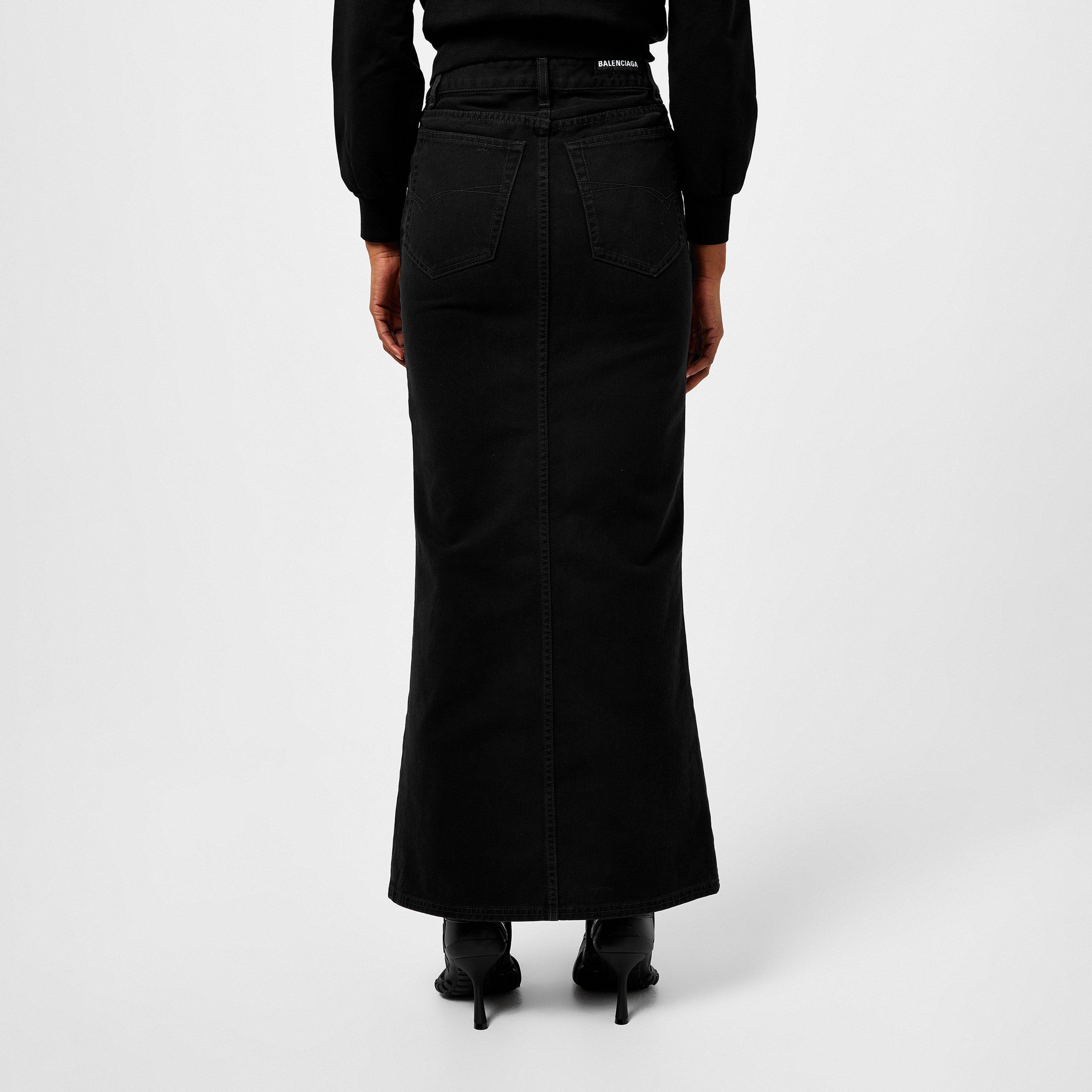 Denim Maxi Skirt