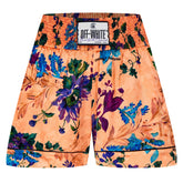 Satin Logo-Patch Shorts