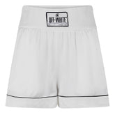 Satin Logo-Patch Shorts