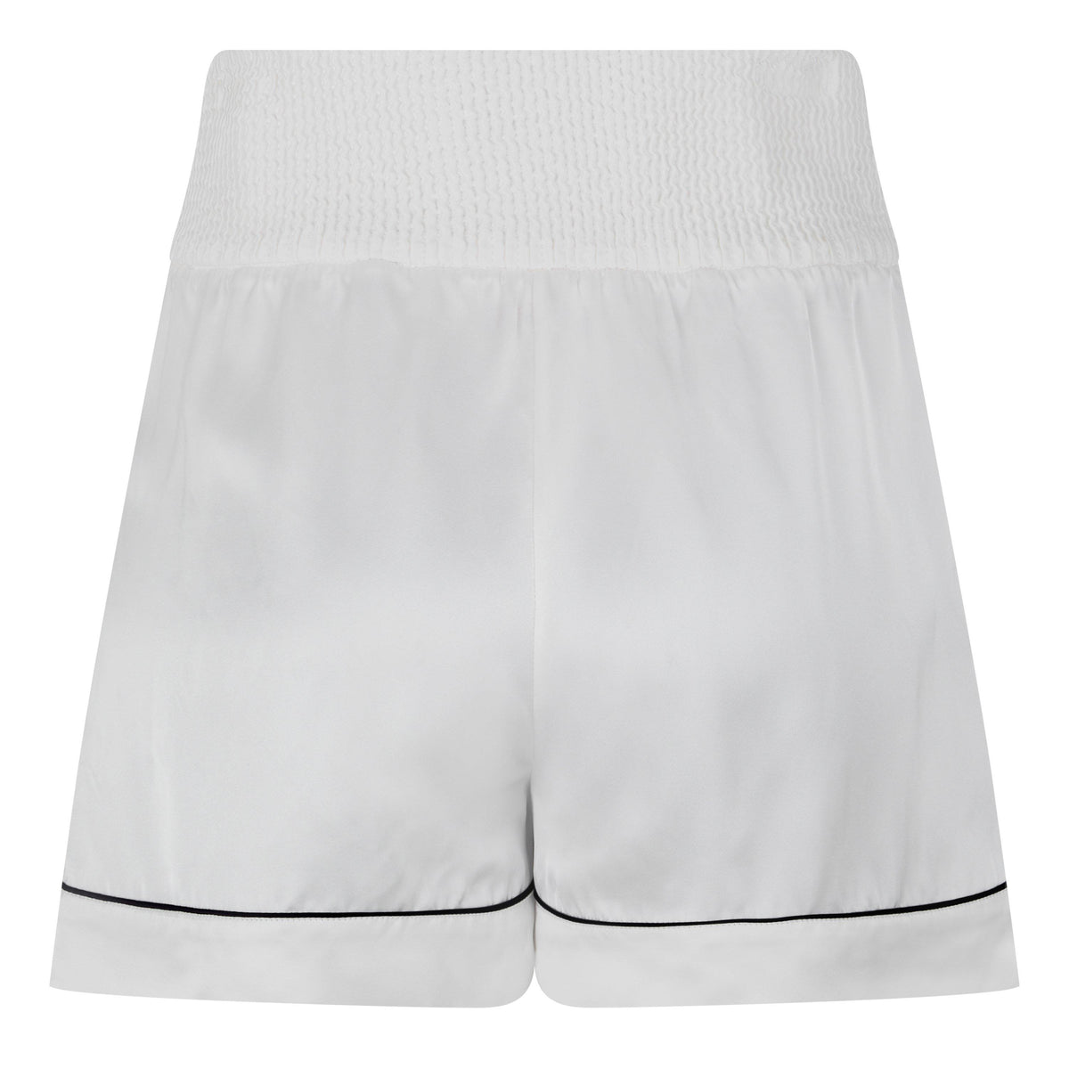 Satin Logo-Patch Shorts