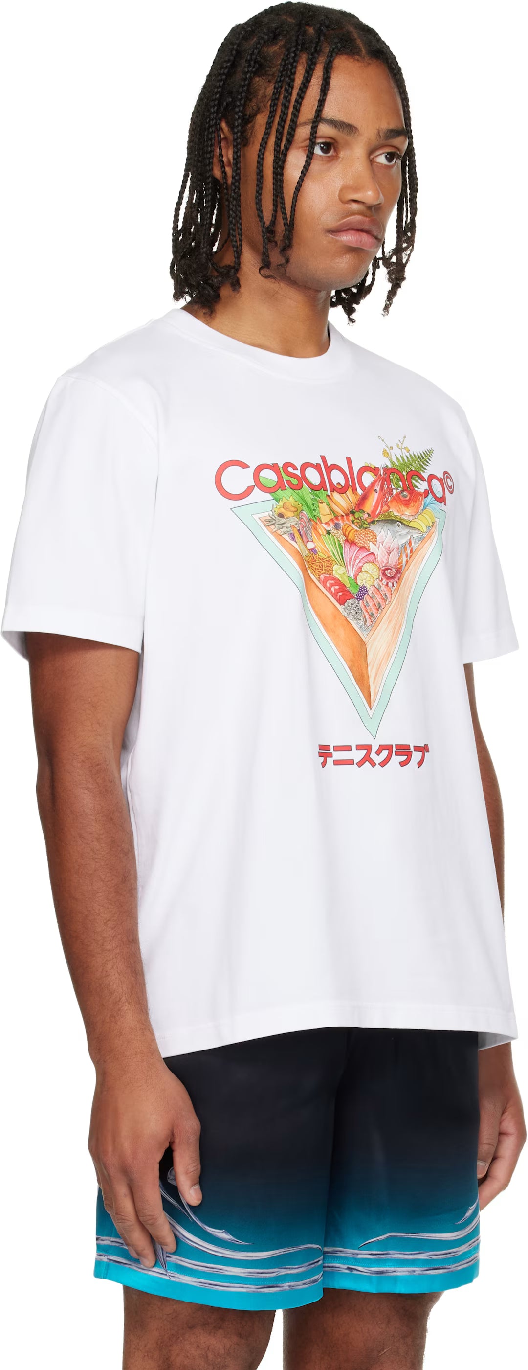 White Tennis Club Icon Short Sleeve T‑shirt