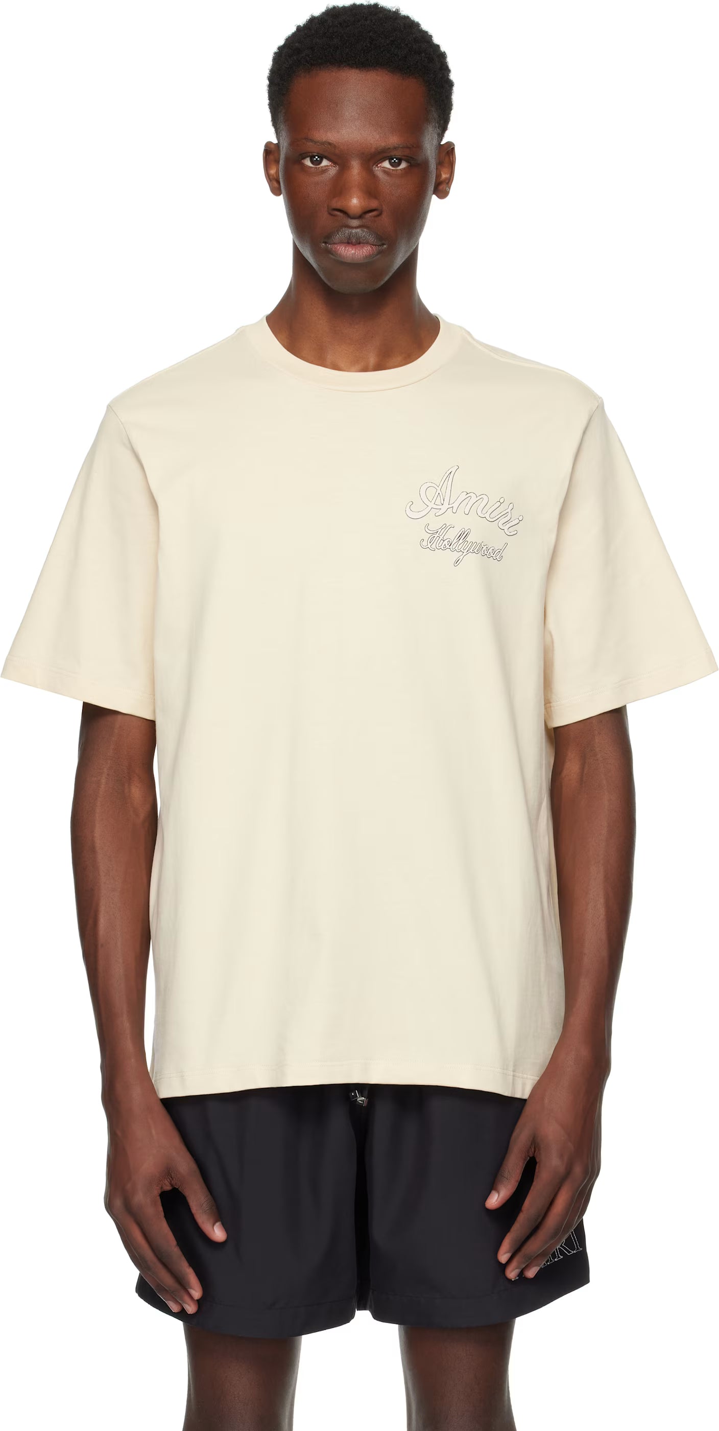 Beige 'Amiri Hollywood' T-shirt