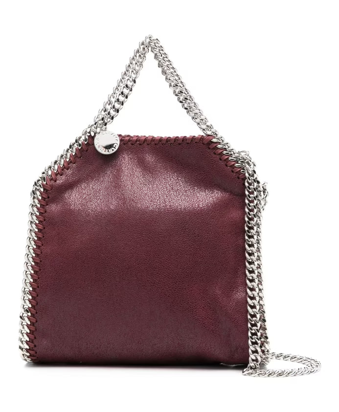 Plum Micro Falabella Tote Bag