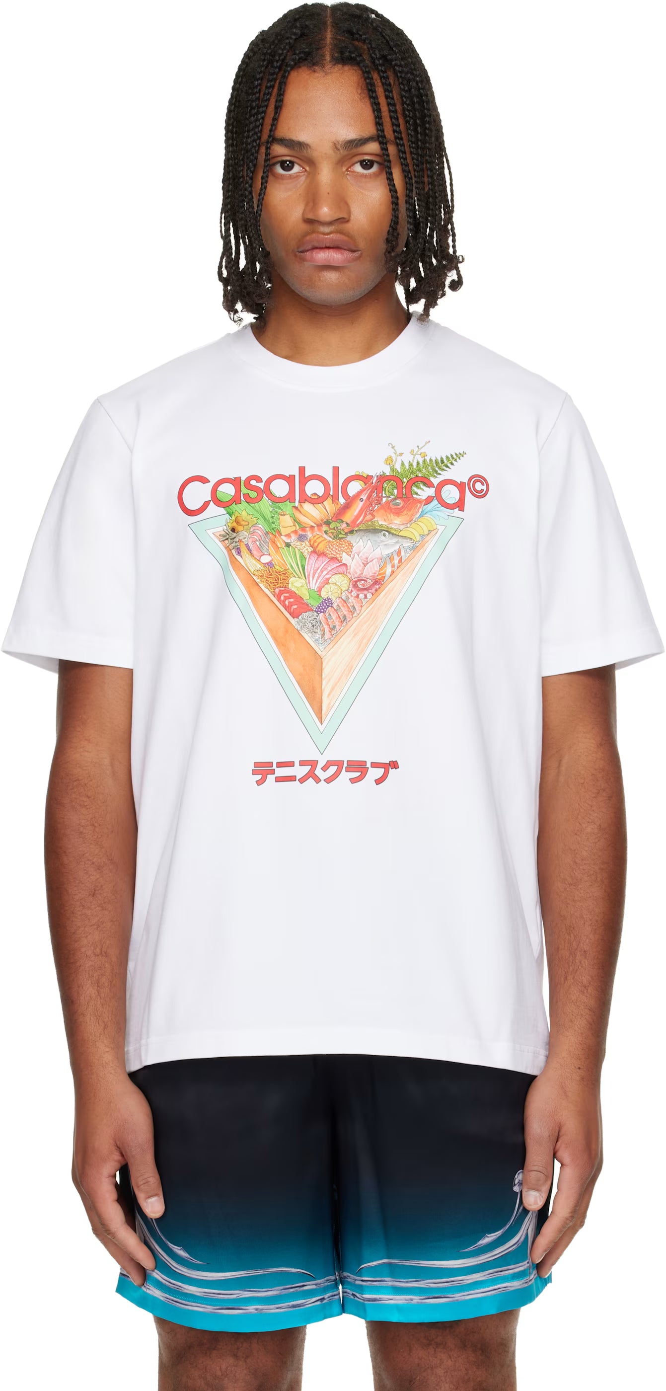 White Tennis Club Icon Short Sleeve T‑shirt