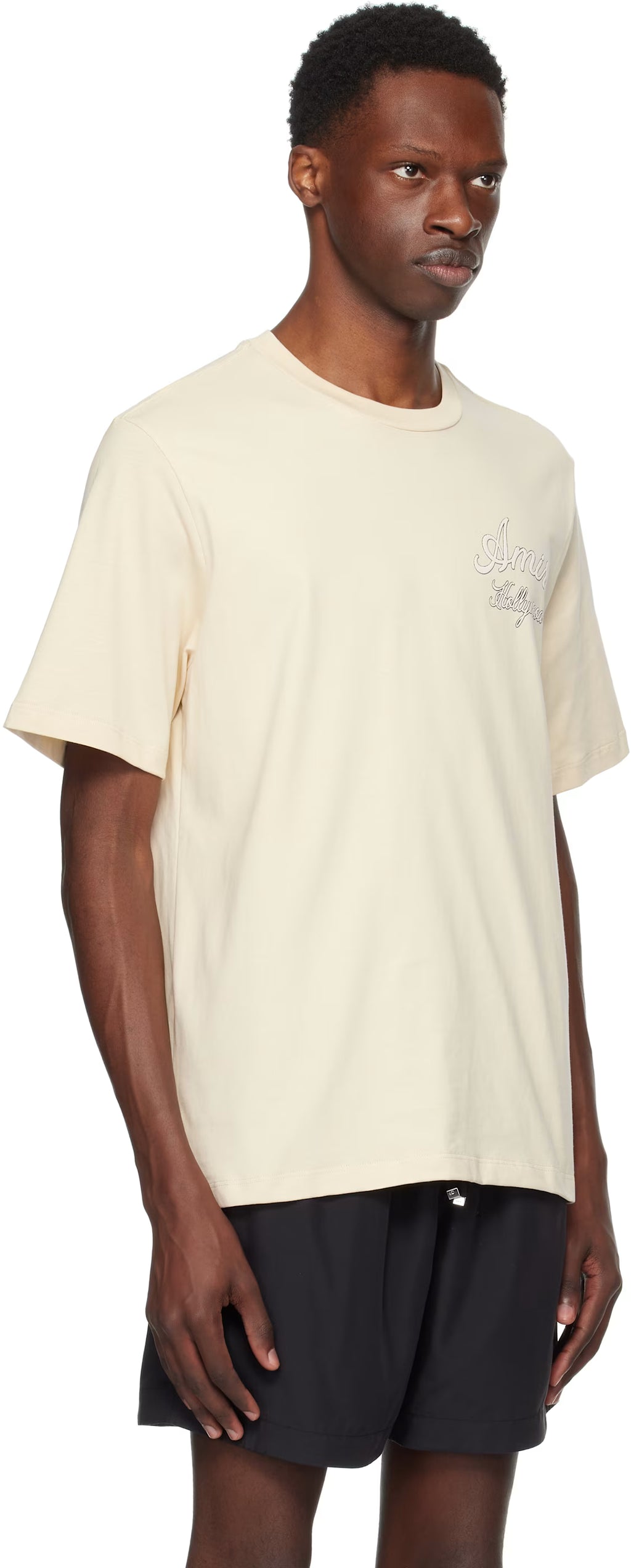 Beige 'Amiri Hollywood' T-shirt