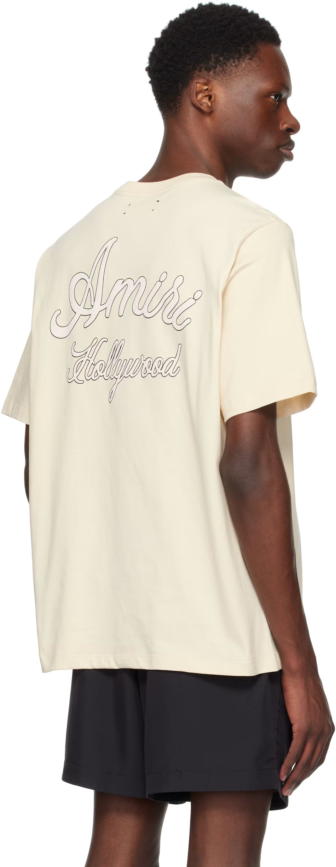 Beige 'Amiri Hollywood' T-shirt