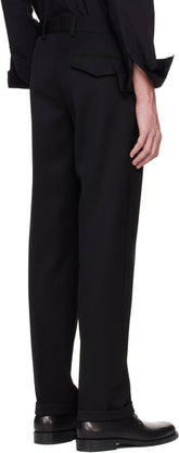 Dolce&Gabbana Black Virgin Wool Trousers