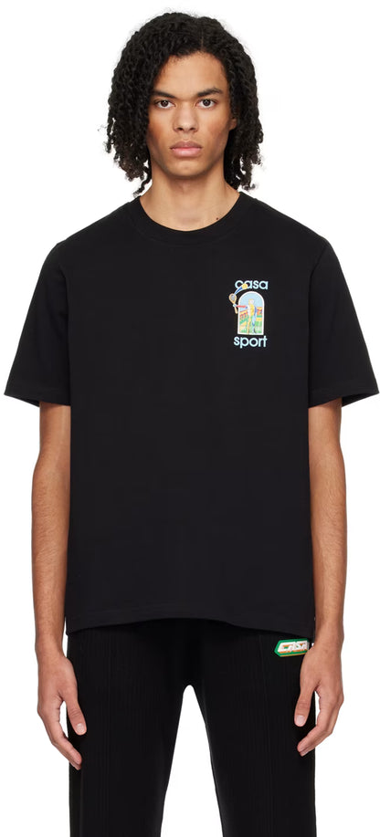 Black 'Le Jeu Coloré' T-Shirt