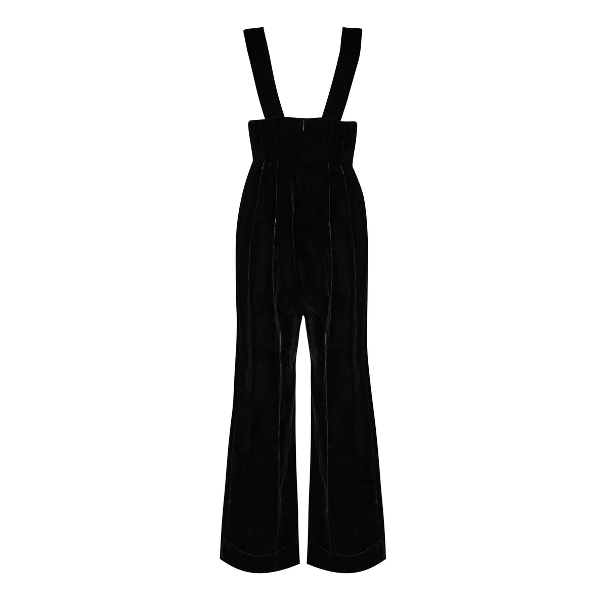 Sleeveless Velvet Jumpsuit