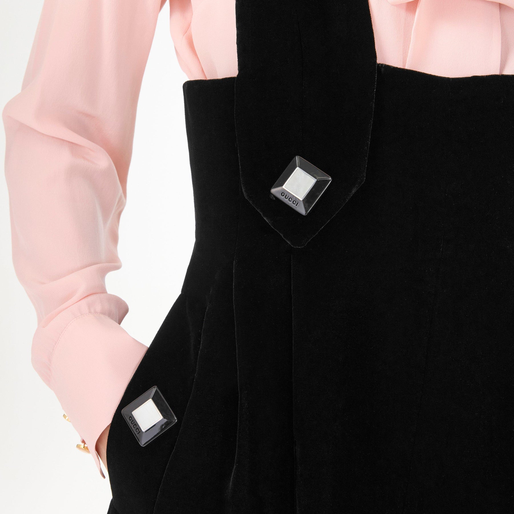 Sleeveless Velvet Jumpsuit