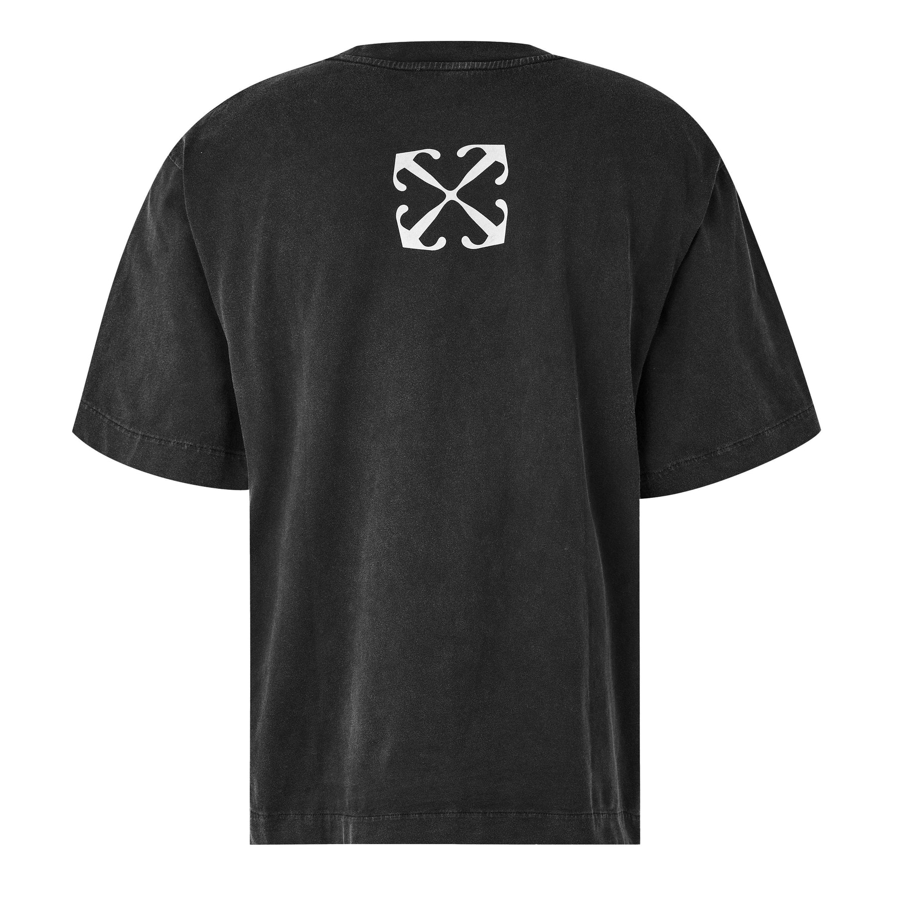 Men's Blurred Mary Skater T-Shirt, Bold Graphic Print