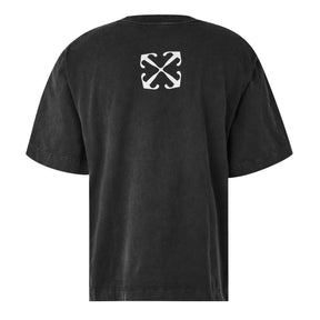 Men's Blurred Mary Skater T-Shirt, Bold Graphic Print