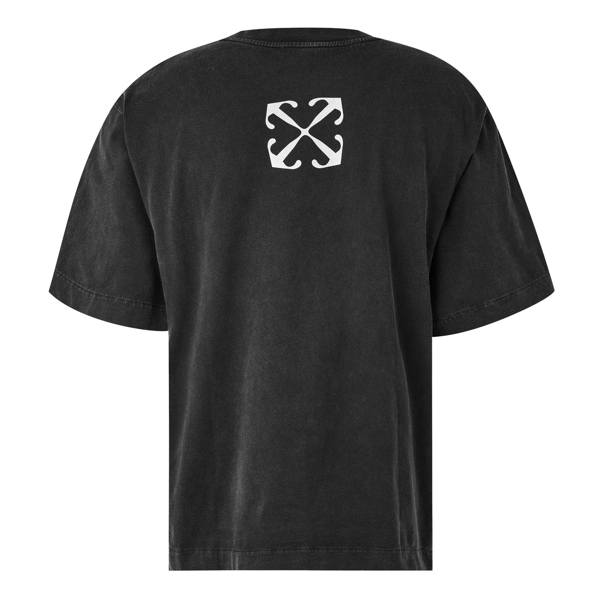 Men's Blurred Mary Skater T-Shirt, Bold Graphic Print