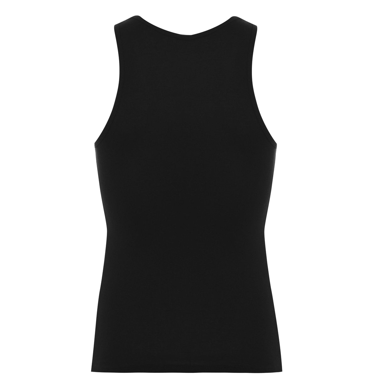 Men's Plain Cotton Rib Vest