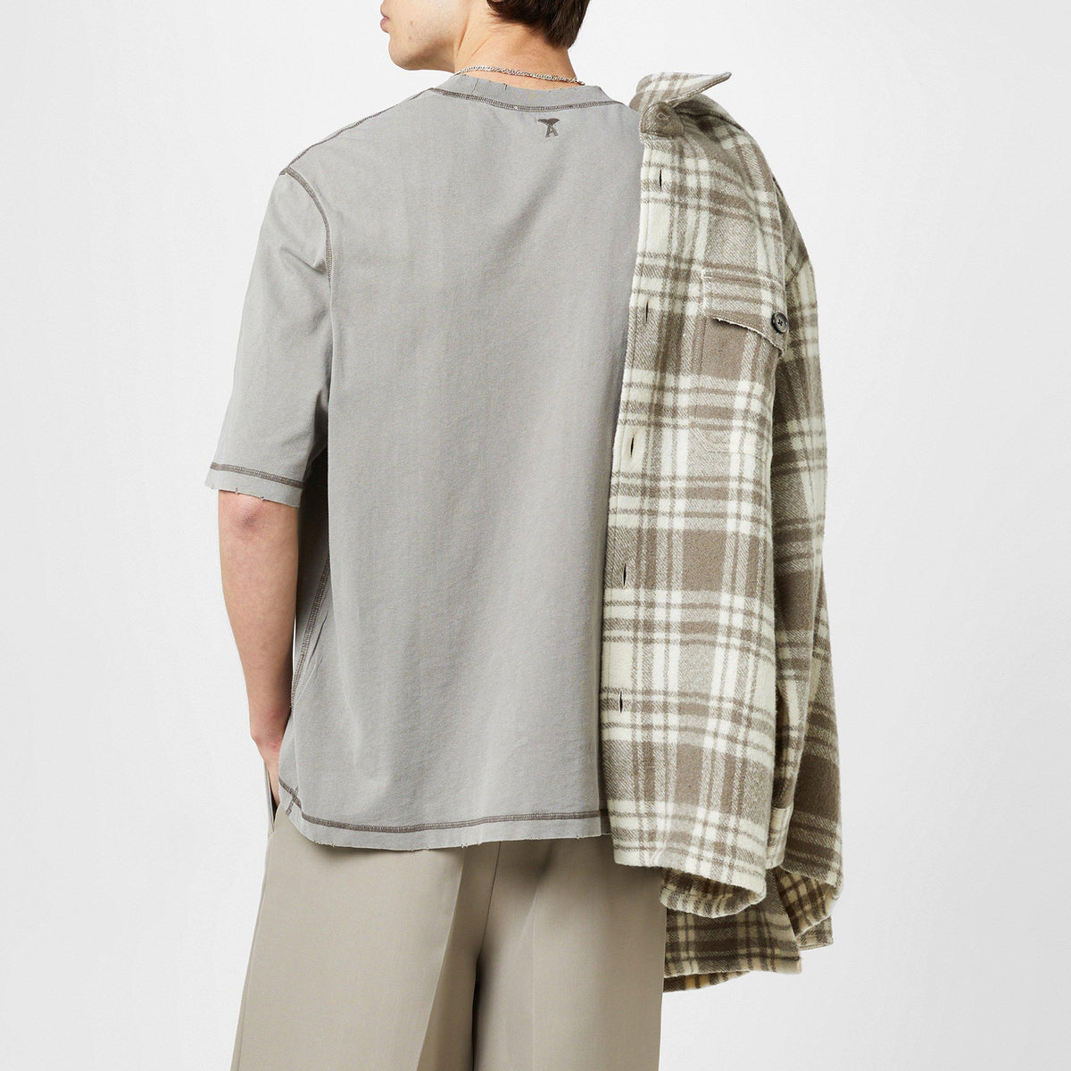 Fade Out Embroidered Logo T-Shirt