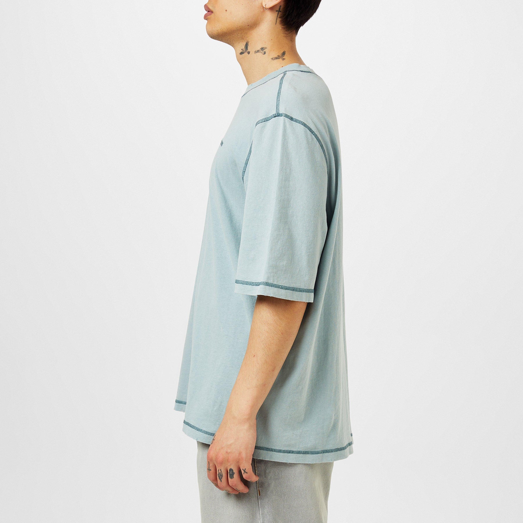 Fade Out Embroidered Logo T-Shirt