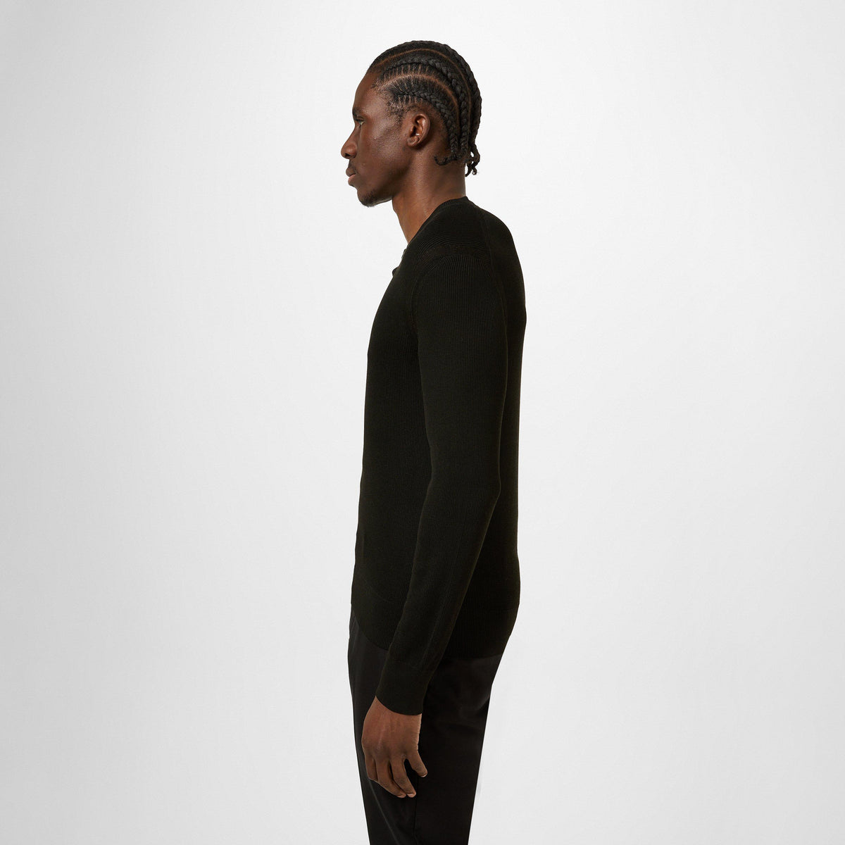 Henley Ribbed T-Shirt