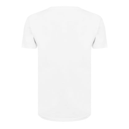 Men's Bear Logo Tape Regular Fit T-Shirt