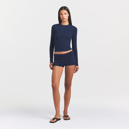 Cotton Jersey Long Sleeve T-shirt