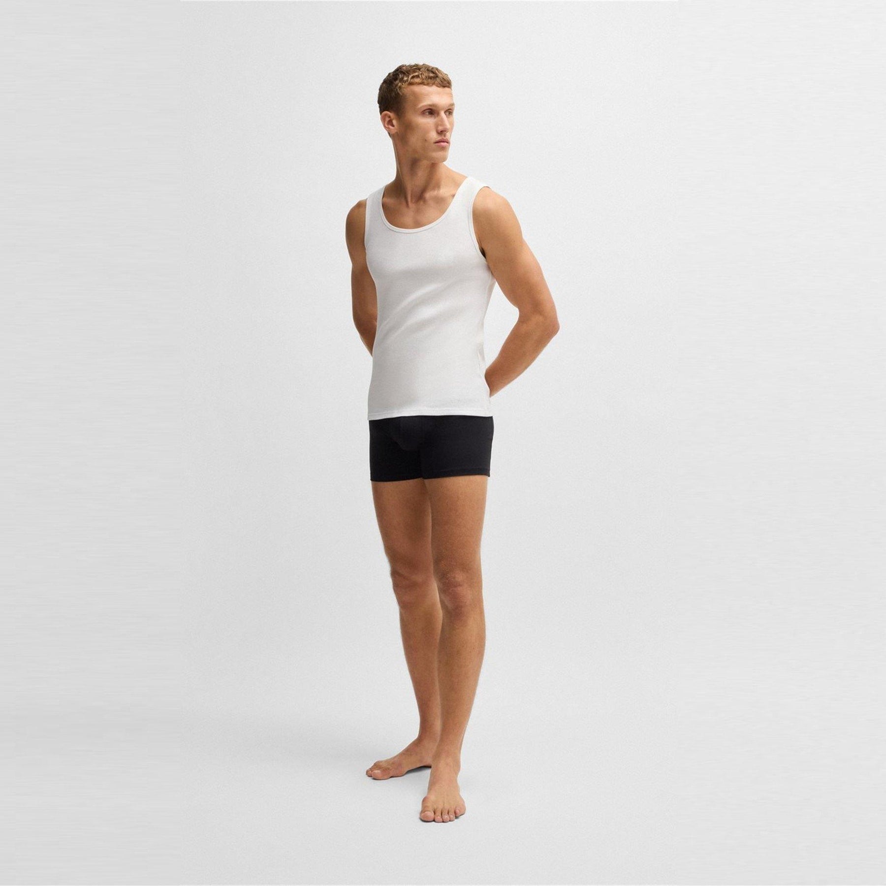 Men's Classic Ribbed Tank Top 3-Pack, Cotton Construction