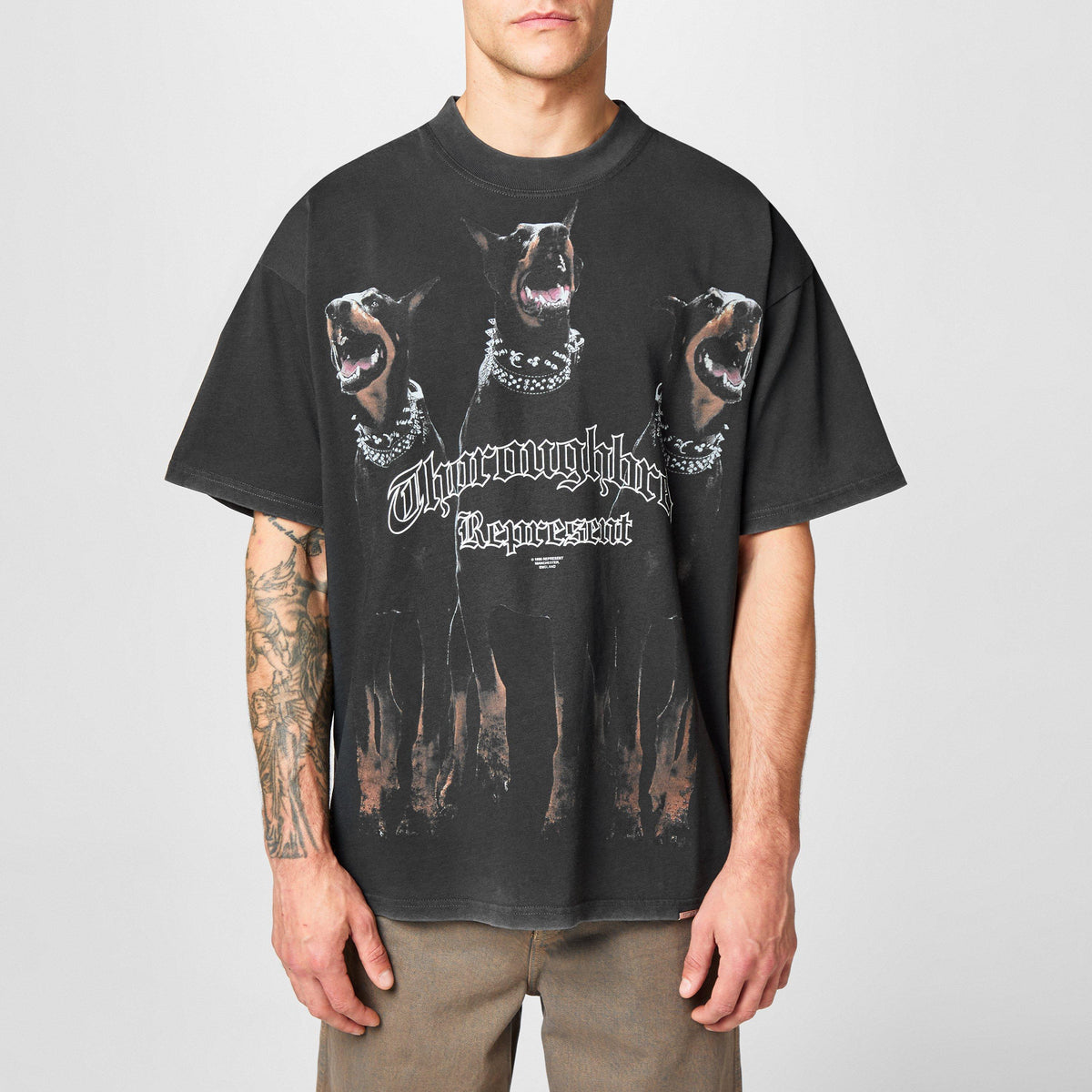 Men's Rep Thoroughbred T-Shirt, Bold Printed Graphic