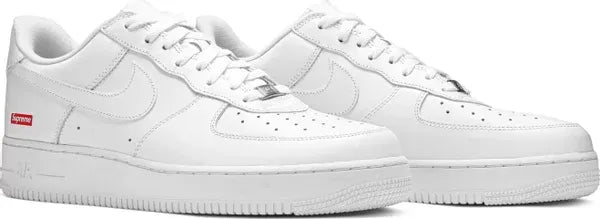 Nike Supreme x Air Force 1 Low 'Box Logo - White' - Size: UK 7 Sneakers | Shop From The Mirage