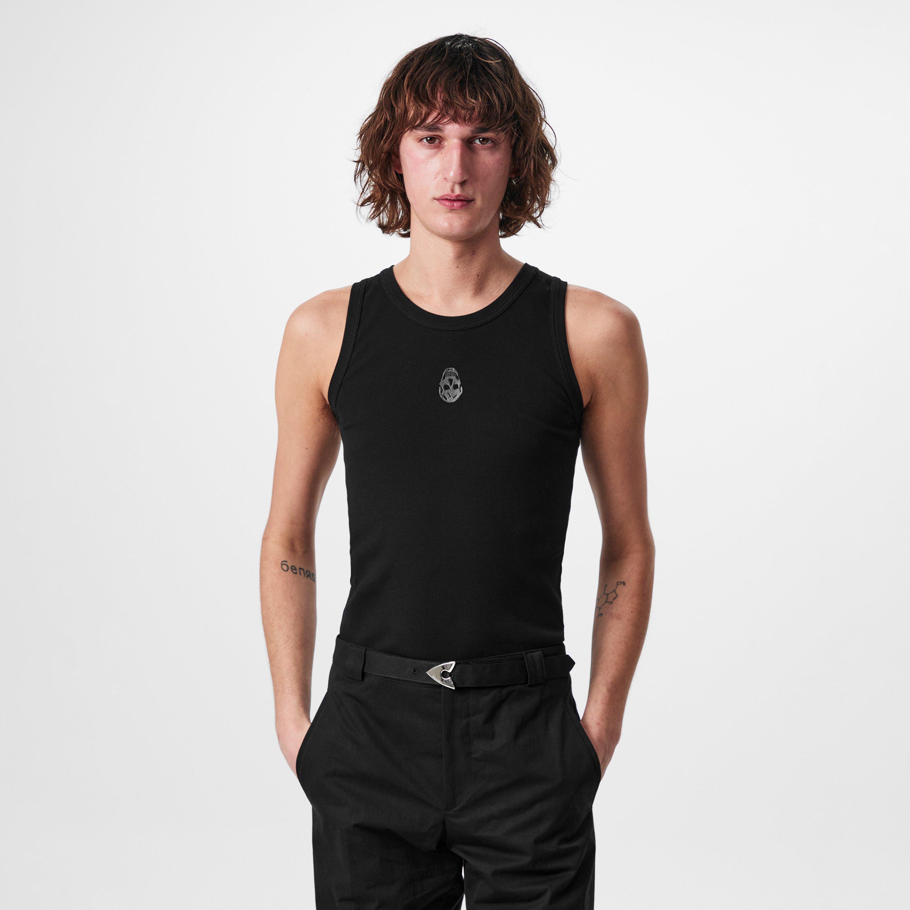 Logo Fitted Tank Vest