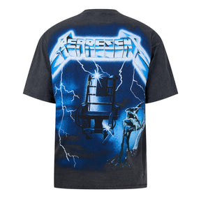 Men's Rep Lightning T-Shirt, Centre Metallica Print