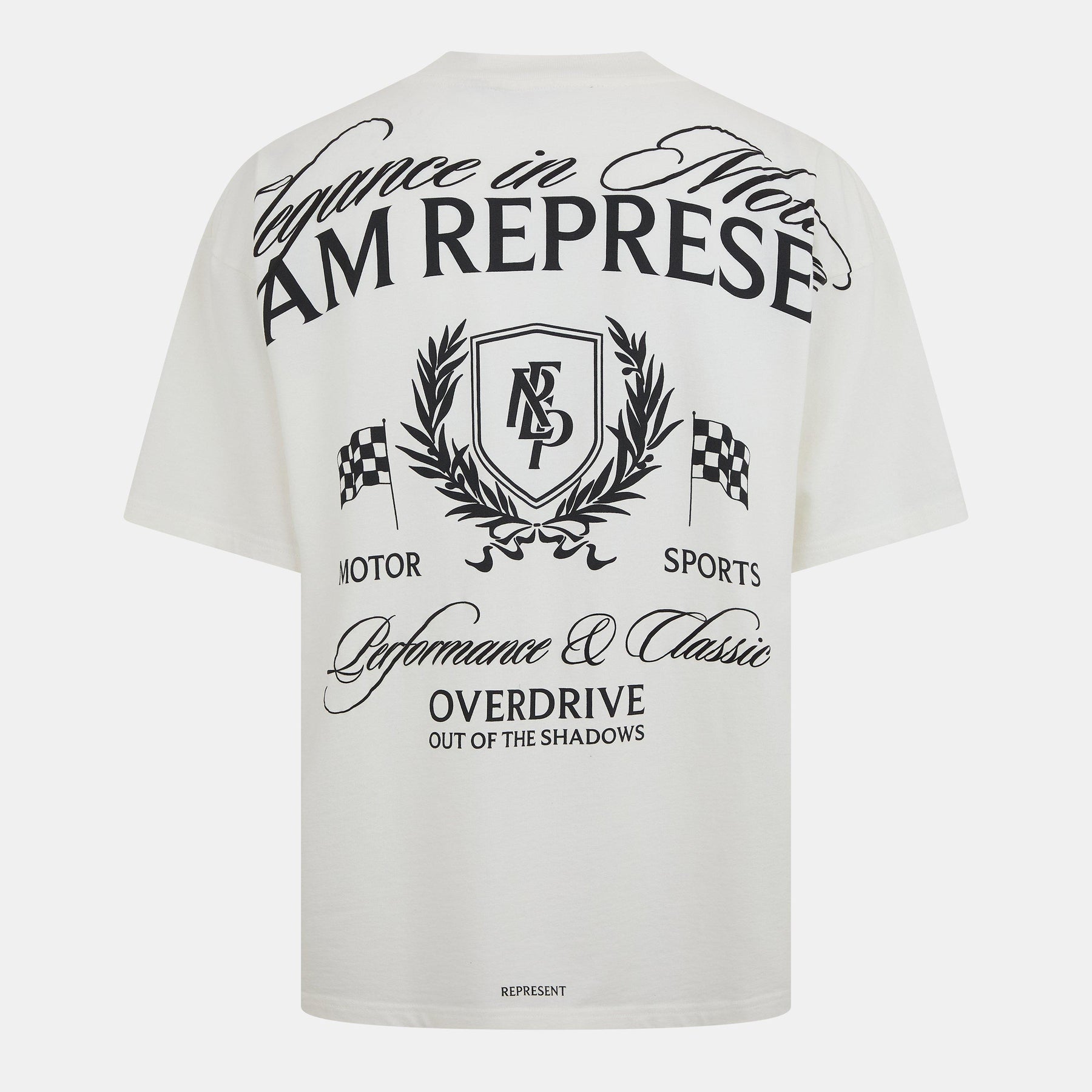 Men's Rep Crest T-Shirt, Striking Graphic Print