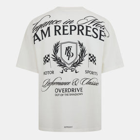 Men's Rep Crest T-Shirt, Striking Graphic Print