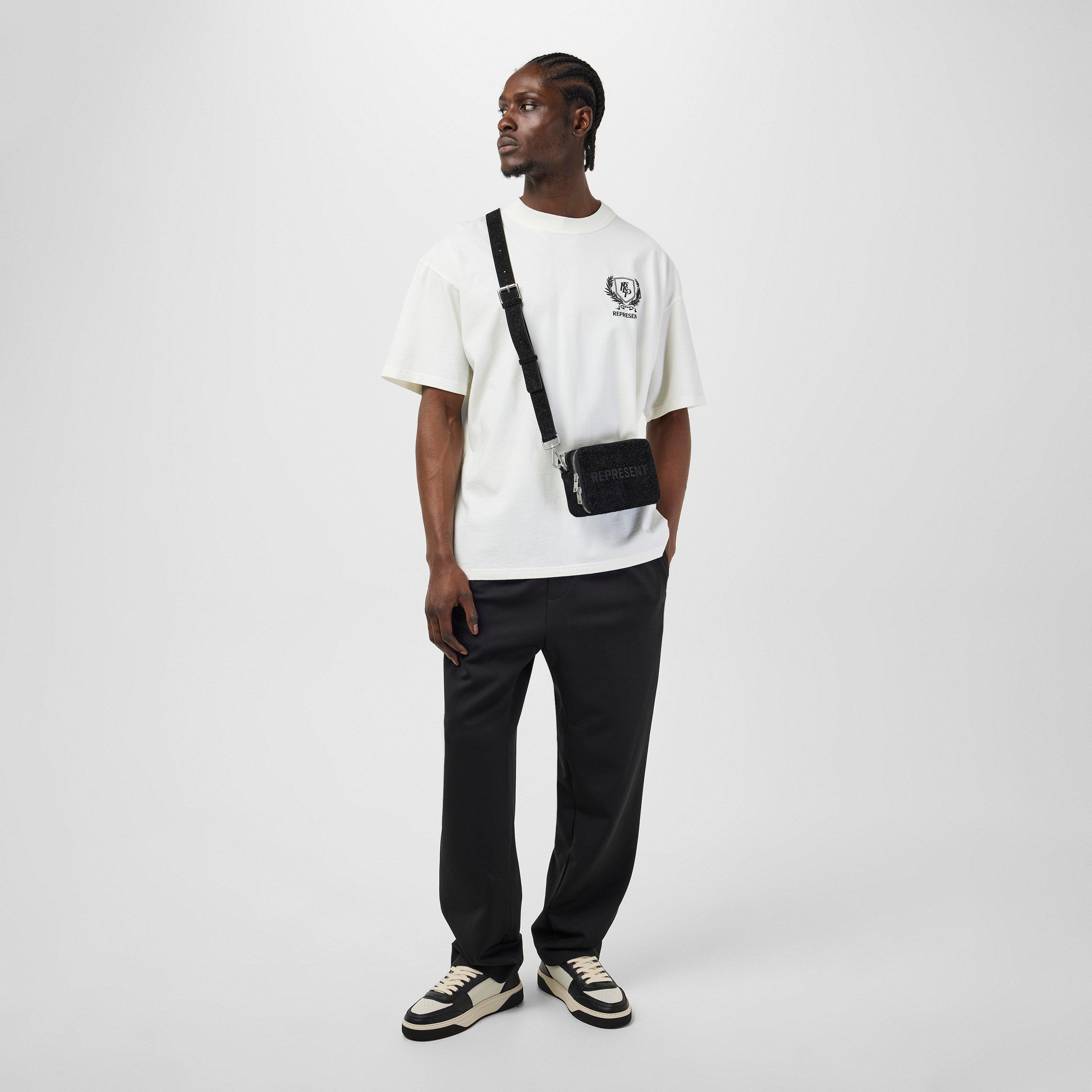 Men's Rep Crest T-Shirt, Striking Graphic Print