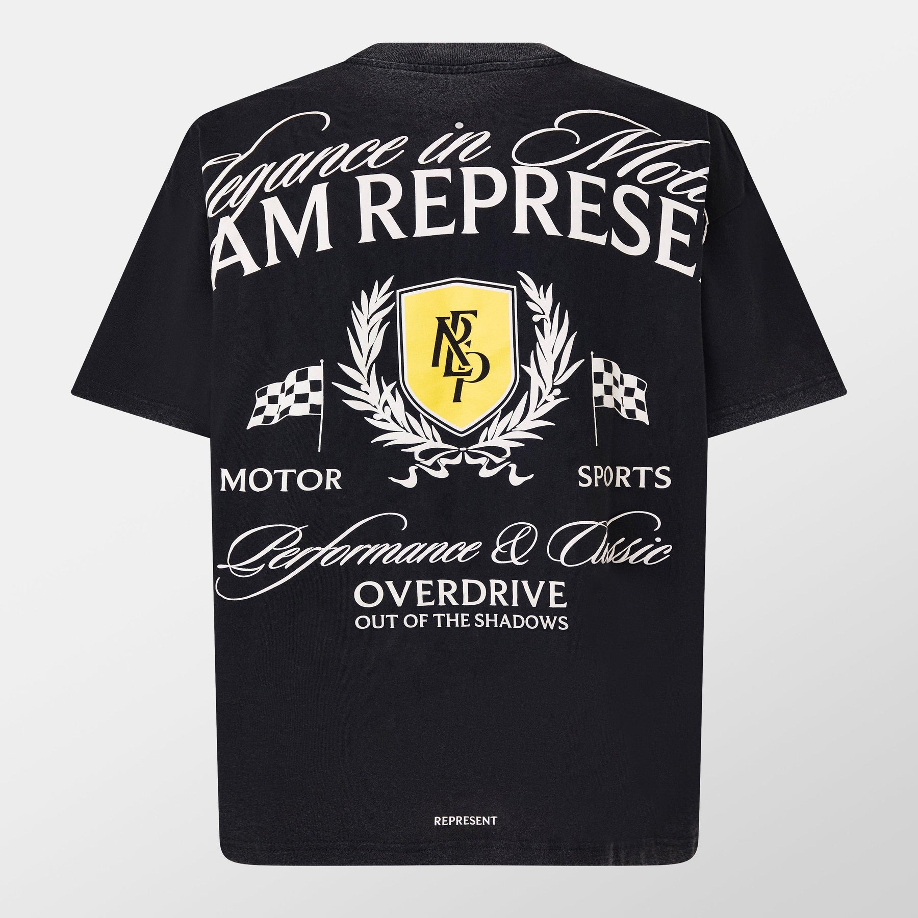 Men's Rep Crest T-Shirt, Striking Graphic Print