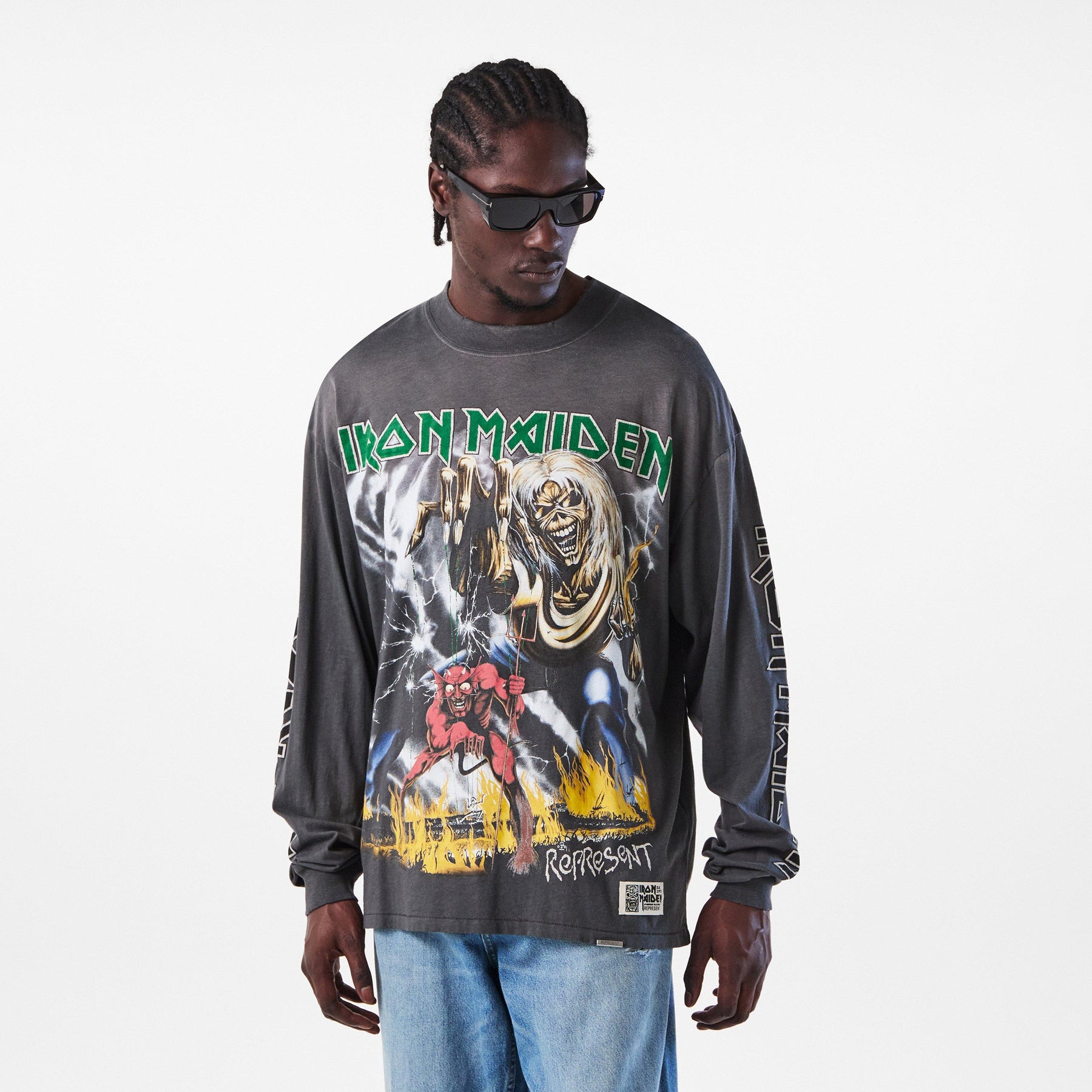 Men's x Iron Maiden Beast Long-sleeve T-Shirt