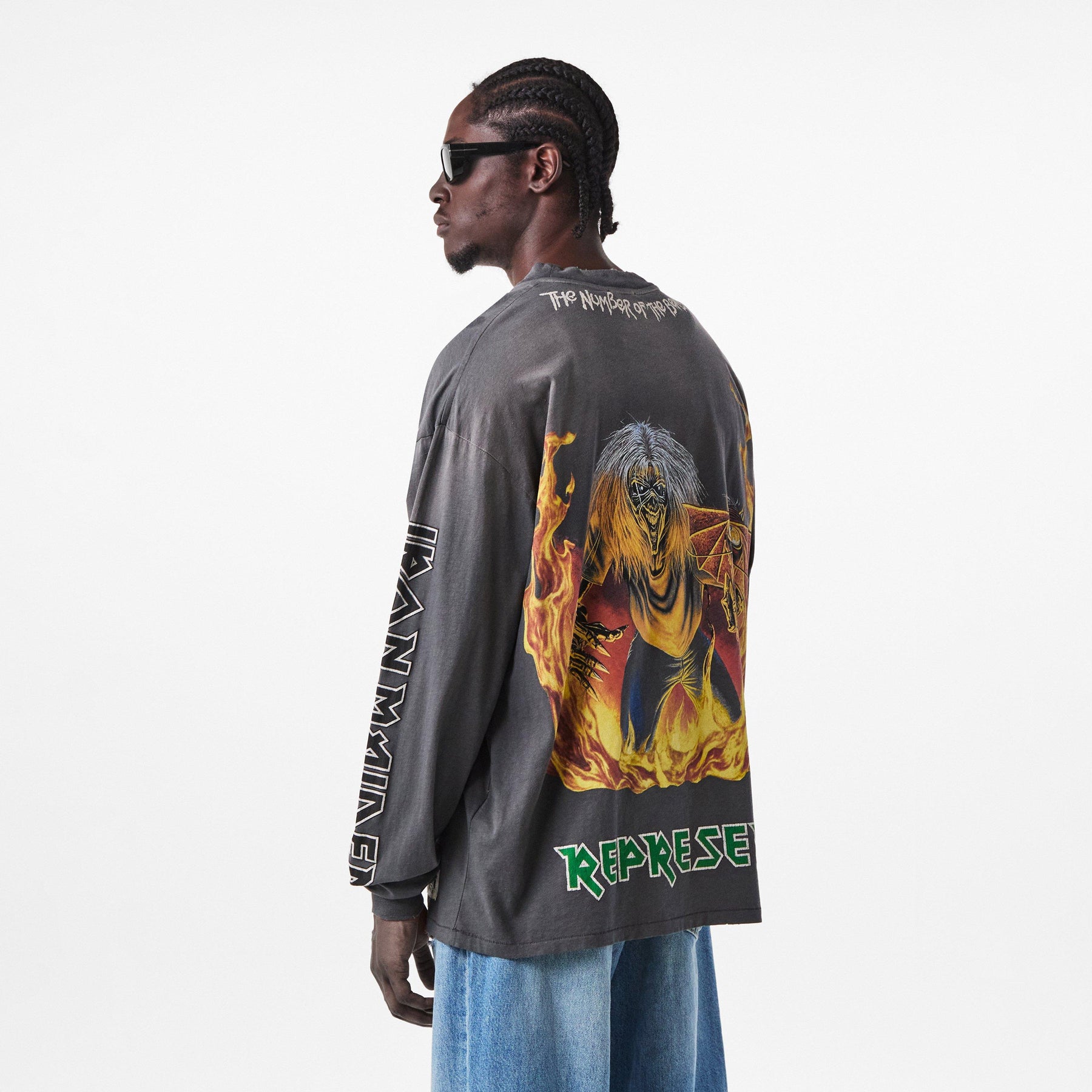 Men's x Iron Maiden Beast Long-sleeve T-Shirt