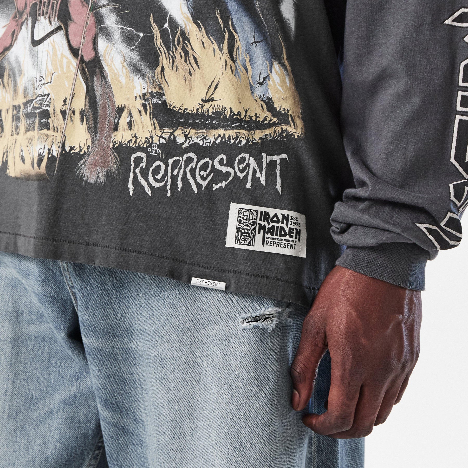 Men's x Iron Maiden Beast Long-sleeve T-Shirt