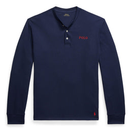 Waffle Henley Long Sleeve T-Shirt