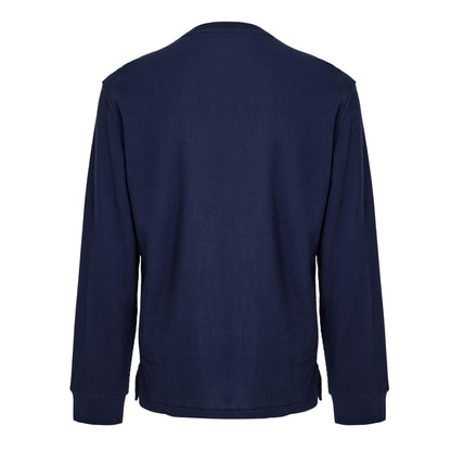 Waffle Henley Long Sleeve T-Shirt