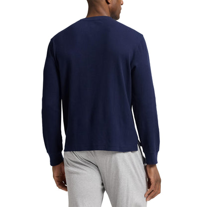 Waffle Henley Long Sleeve T-Shirt