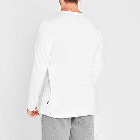 Men's Tacks Long-sleeve T-Shirt, Tonal Logo Badge