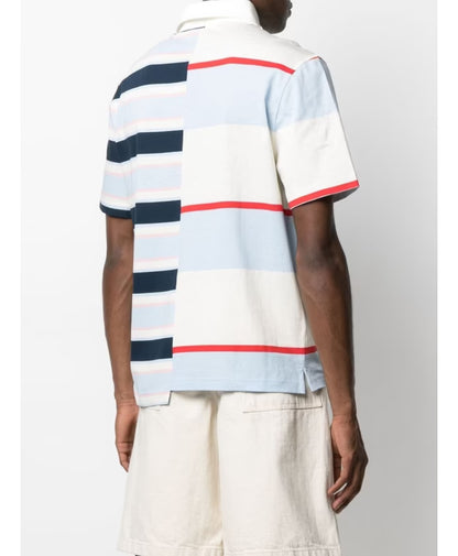 Lanvin Patchwork Logo Polo Shirt