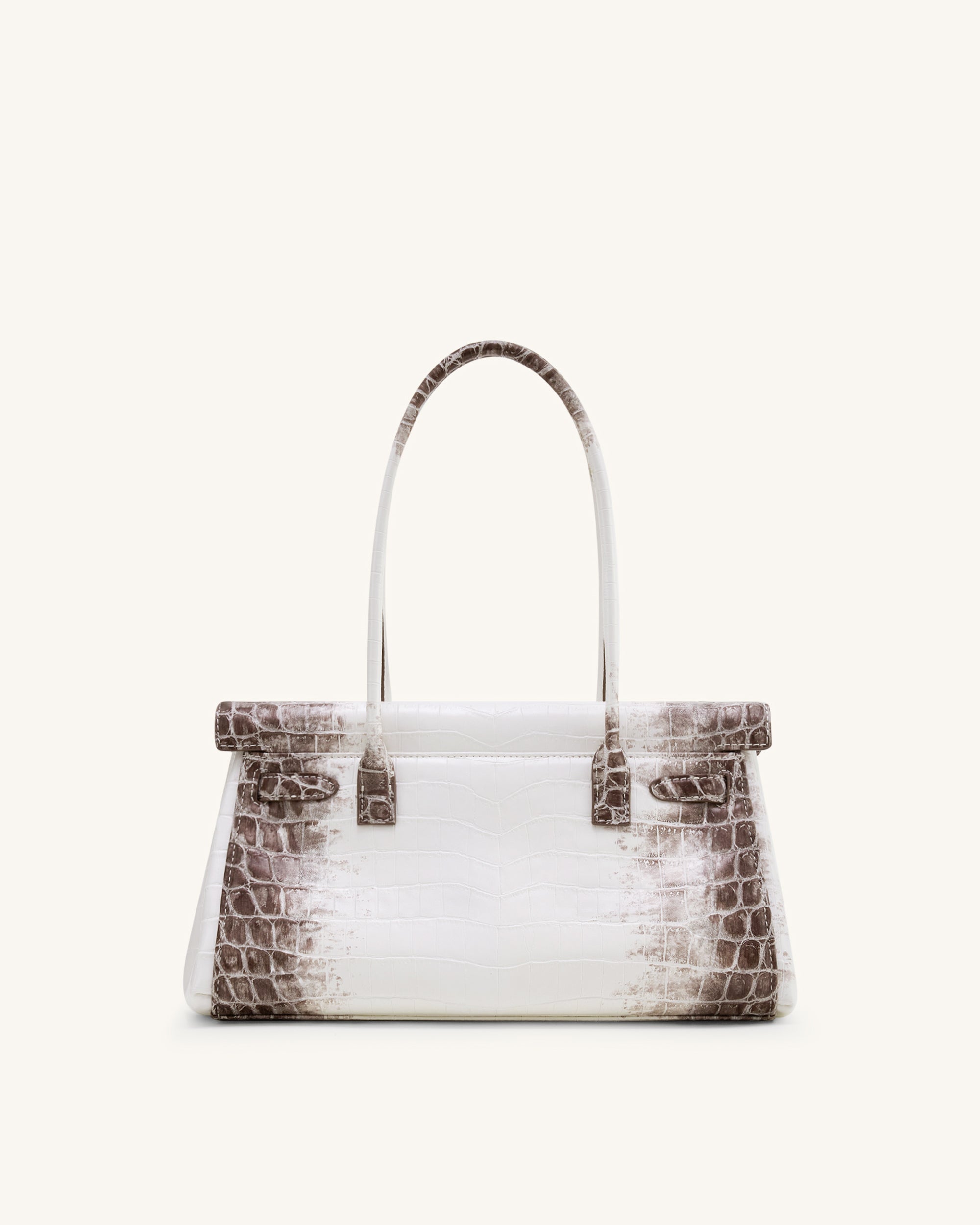 Yara Shoulder Bag - Sakura Pink Croc