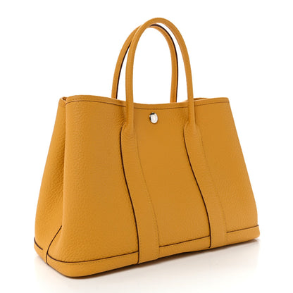 Hermes Vache Country Garden Party 30 TPM Jaune Ambre